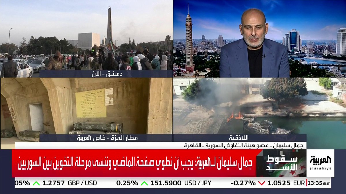 جمال سليمان للعربية :لدي رغبة بالترشح لمنصب رئيس الجمهورية #قناة_العربية #سوريا