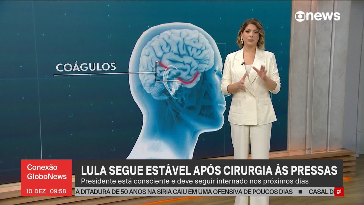 Daniela : Lula chegou a alterar agenda antes da cirurgia, por causa de fortes dores. Agora a notícia é com a porta voz oficial de Lula.