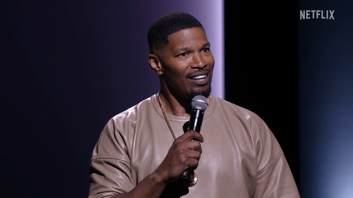 When he said "you belong to Me". Phew!! 🥹 Jamie Foxx: What Had Happened Was... is now playing only on Netflix! 🎙️