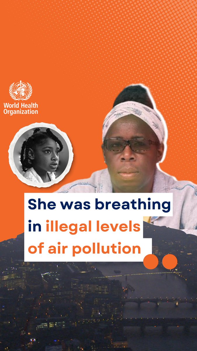 🌍 #AirPollution claims 7 million lives each year. Ella died from a serious asthma attack when she was nine. Since the heartbreaking loss of her daughter, Rosamund (Dr. Rosamund Adoo-KD CBE FBSA) has been a relentless advocate for the right to #CleanAir. Watch her story!
