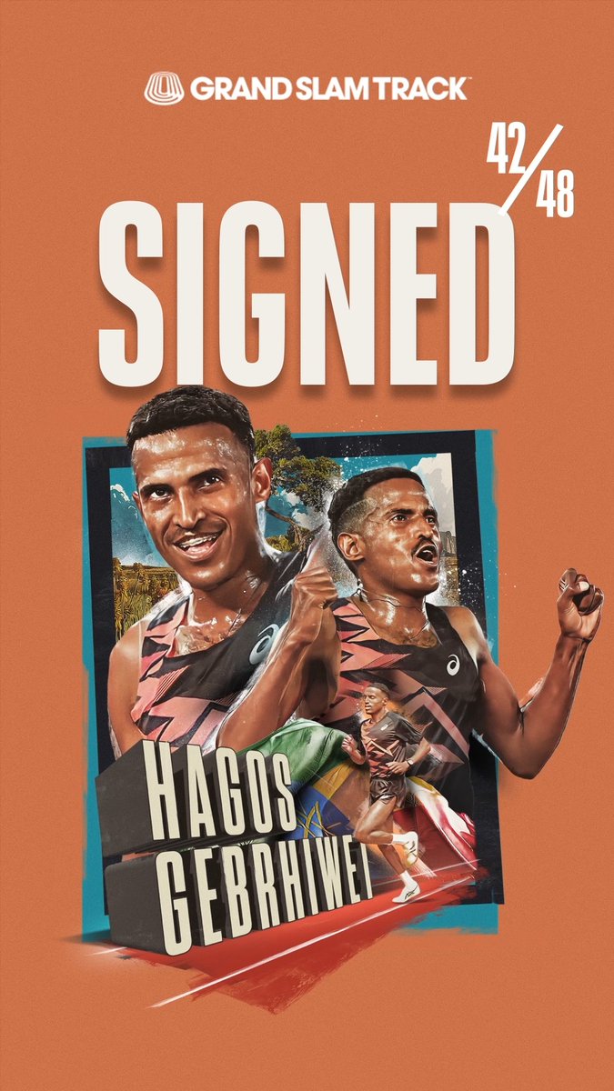 Hagos Gebrhiwet is ready to go the distance! 🏃 Welcome to Grand Slam Track!