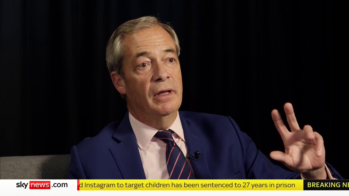 Sky's Beth Rigby challenges Nigel Farage on the news a Reform MP was jailed 18 years ago for repeatedly kicking his girlfriend according to released court records. Read more: 📺 Sky 501, Virgin 602, Freeview 233 and YouTube