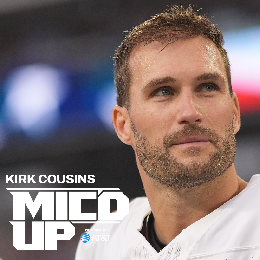 "Thank you for what you meant to me" Kirk Cousins on the mic in Minnesota 🎙️
