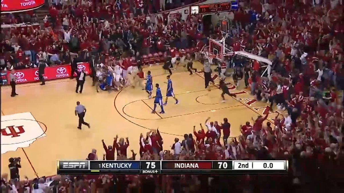 “Watford for the win… YES!” 13 years ago, never forget the Wat Shot 🙌 Indiana Basketball (via Indiana On BTN)