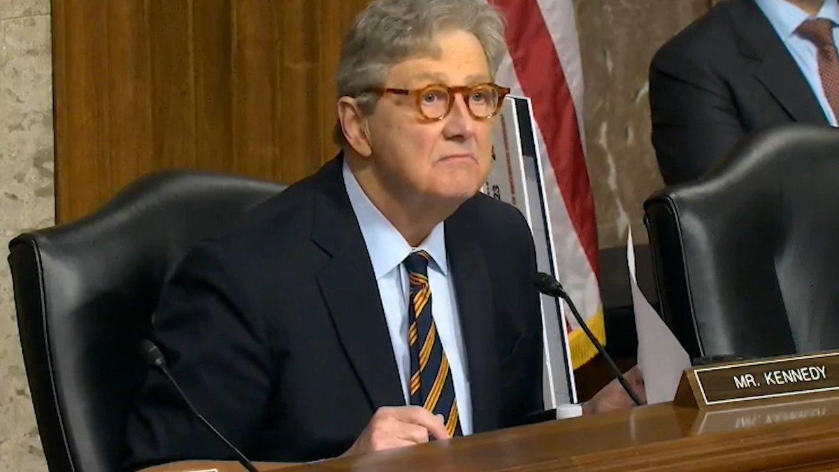 Sen. John Kennedy (R-LA) malfunctions during a hearing on mass deportations. KENNEDY: Who in Texas had their knives out for Black immigrants? Give me a name. Give me a name. AARON REICHLIN-MELNICK: ...My suspicion is Ken Paxton... KENNEDY: Give me a name. Give me a name. REICHLIN-MELNICK: I just did. KENNEDY: You don’t have a name, do you? REICHLIN-MELNICK: I just said Ken Paxton. KENNEDY: You don’t have a name, do you? REICHLIN-MELNICK: I just said Ken Paxton.