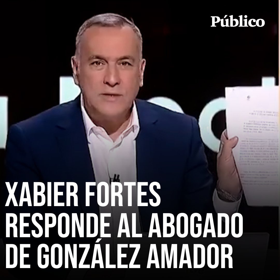 La reacción de Xabier Fortes ante el aviso de querella de la pareja de Díaz Ayuso por acusaciones de fraude fiscal