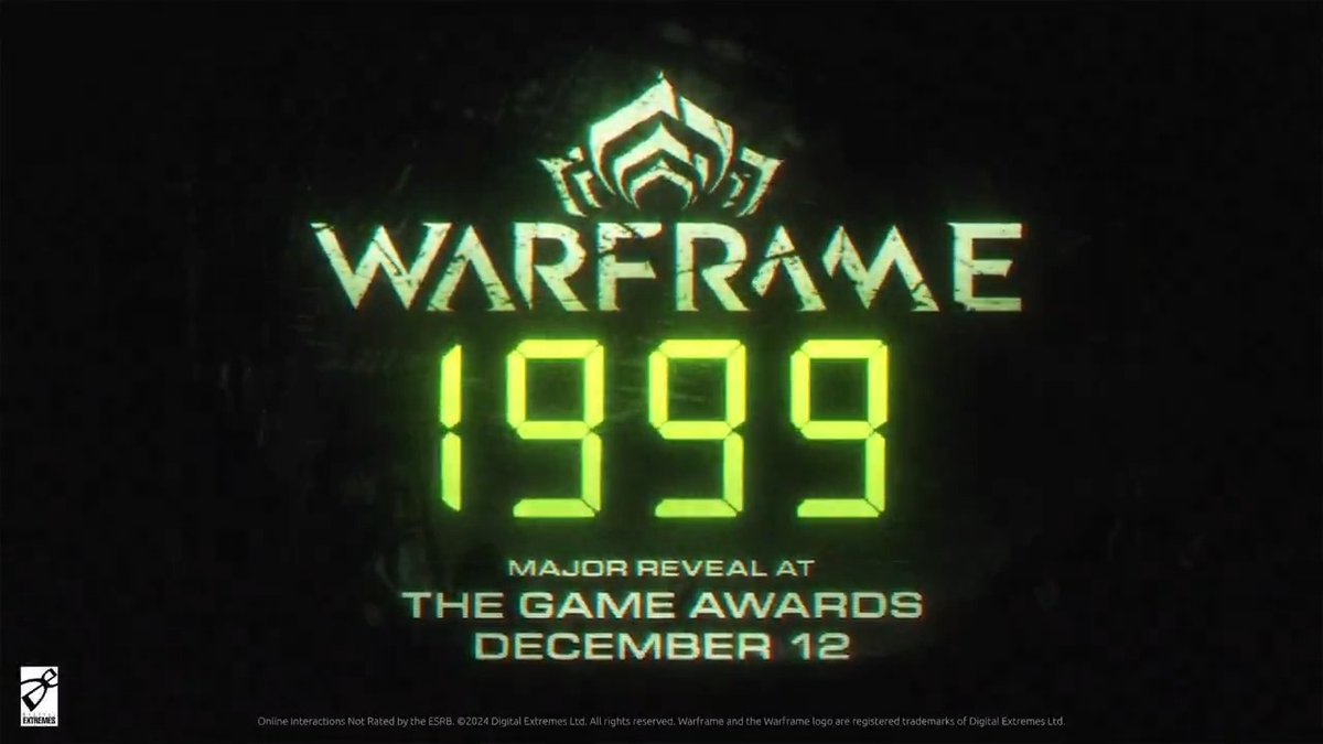 Expect big news about #Warframe: 1999 at #TheGameAwards! Creative Director @RebbFord returns to the show with a special announcement and your deepest look yet at this massive update that blends time itself. Get a taste of the setting now with this animated prologue: "The Hex"!