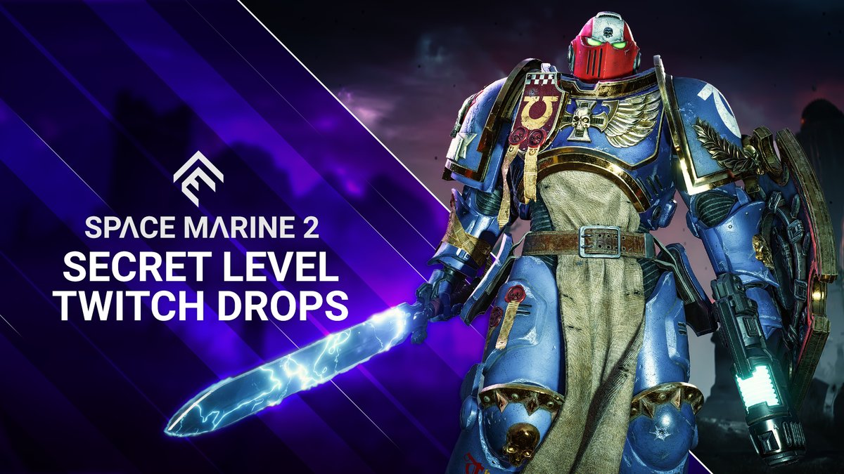 The Secret Level Twitch drops are now available for #SpaceMarine2! From December 10 to December 31, you'll have the opportunity to drop a new Breastplate and a new Iron Halo by simply watching Space Marine 2 streams! More info: