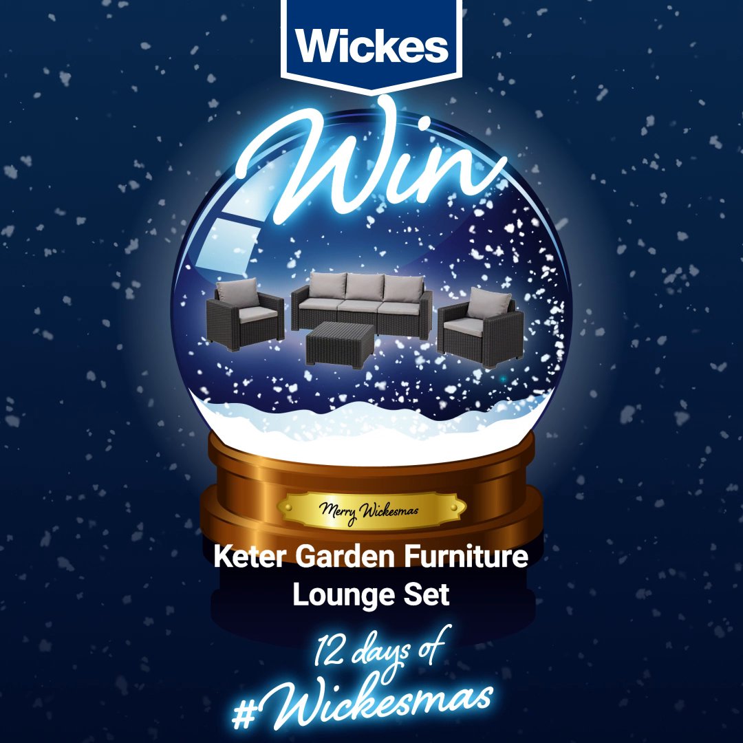 On the tenth day of Christmas, Wickesmas gave to me…The chance to #WIN a California 5 Seater outdoor lounge set with Grey Cushions from Keter. To enter, follow WICKES, like this post and tag a friend below! Remember, the more tags, the more chances you have to win.