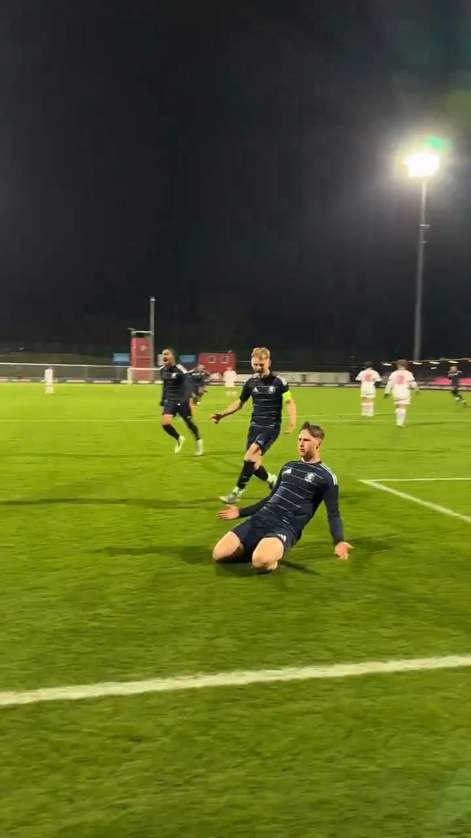 The final kick of the match. ICE. IN. HIS. VEINS.