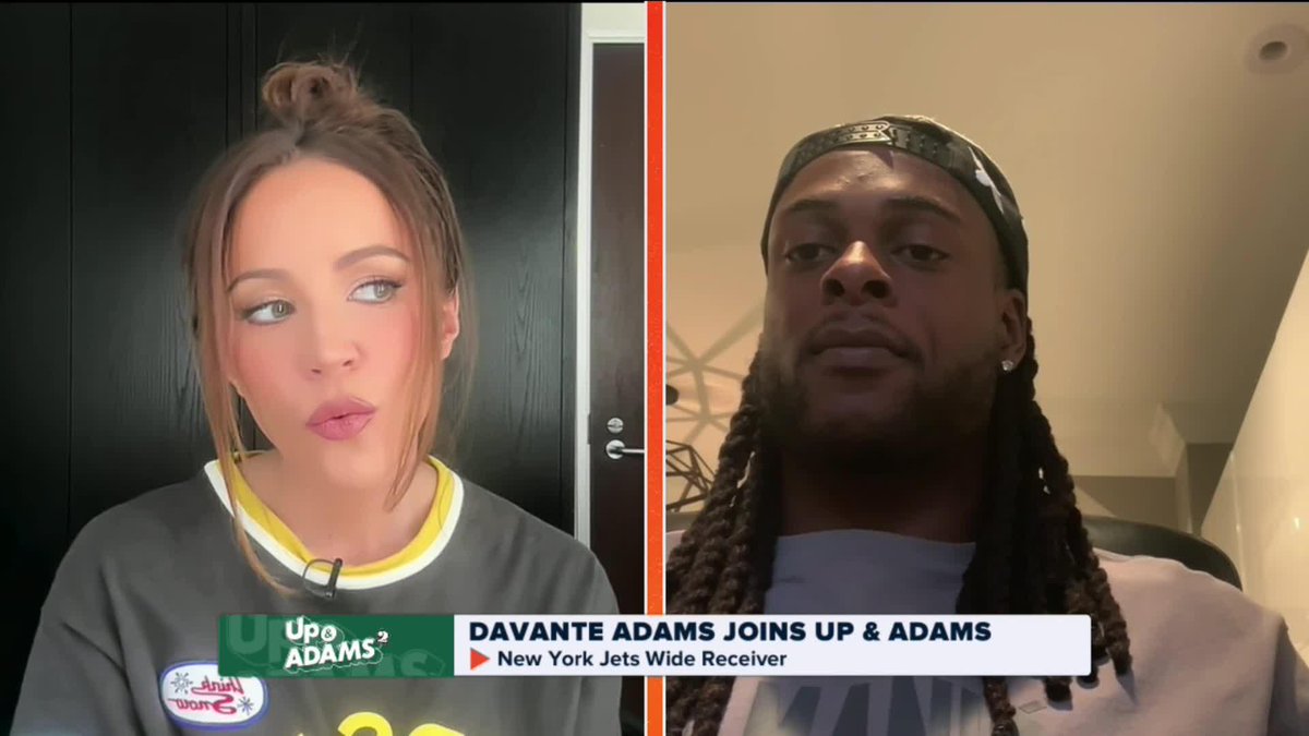 Davante Adams gave this analogy about leaving the Raiders for the Jets but not being able to win in NY 👀 "It's just like you're going to war... but you got a knife and everybody else got a rifle. And somebody hands you a rifle... And you go to shoot the rifle and it jams up... You did the right thing by grabbing the rifle. It just didn't work the way you intended it to." Kay Adams Davante Adams New York Jets