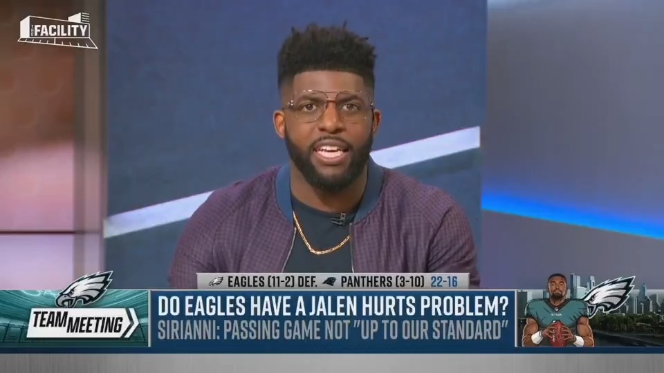 “If you call out Jalen Hurts, it’s like you committed a sin against God.” — Emmanuel Acho