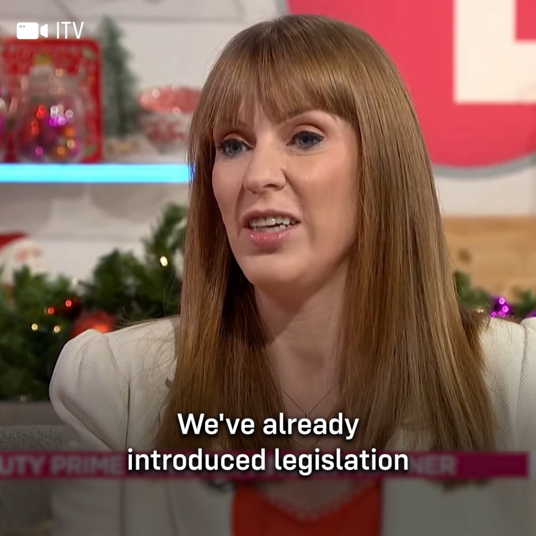 The Deputy Prime Minister Angela Rayner is delivering reforms to: Get Britain building ✅ Tackle homelessness ✅ Make work pay ✅ #Lorraine