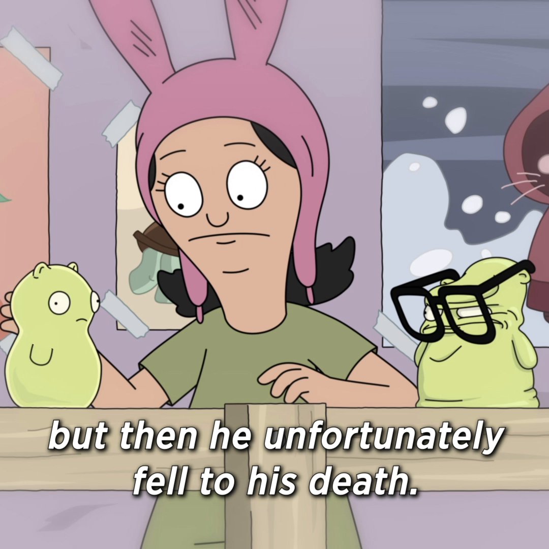 hold your horses, louise. shouldn't you ask for permission first? stream #bobsburgers on Hulu.