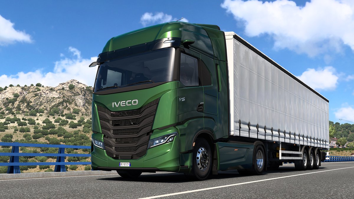 The IVECO S-Way has officially arrived to Euro Truck Simulator 2! 🚛 This truck sets new standards for fuel efficiency and driver-focused design. Huge shoutout to our friends at IVECO for helping us bring this amazing truck into our game! 🤩 See more 👇