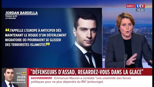 FOUREST EN LIBERTÉ. ▶️#International -Syrie : l'effet boomerang pour Mélenchon/Le Pen : “Des gens autour de M. Le Pen sont allés jusqu'à travailler pour le régime de B. al-Assad. Des députés européens vont peut-être devoir rendre des comptes.” Caroline Fourest #24hPujadas #LCI