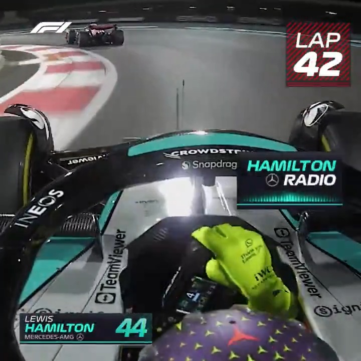 A 14 second gap? Light work for Lewis... 💨 Toto knows EXACTLY what Hamilton is capable of after over a decade working together 🤝 #F1 #AbuDhabiGP
