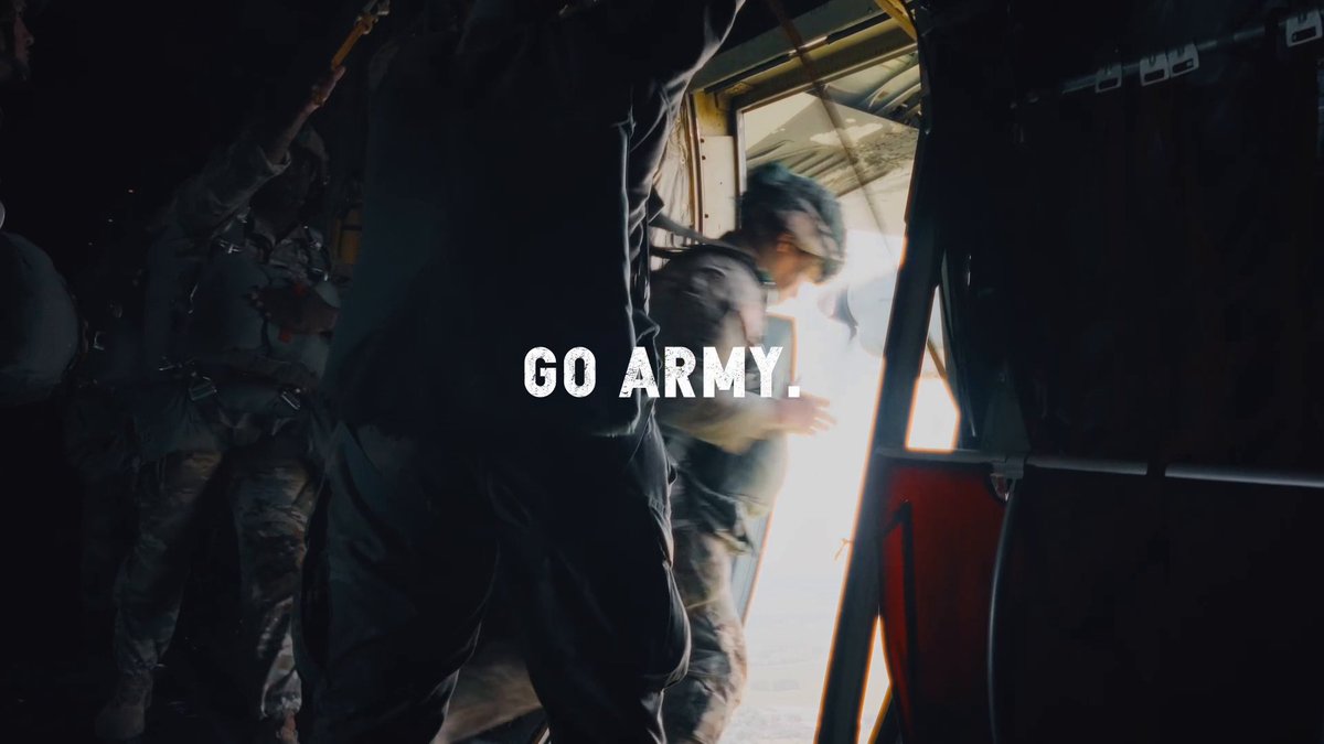 The #ArmyNavy Game isn’t just football – it’s a battle where victories are earned. From the @173rdabnbde’s Sky Soldiers, #GoArmy #BeatNavy. Army Football is ready to soar about the rest!