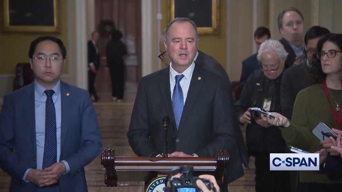 Senator Adam Schiff states "I don't think the incoming president should be threatening his political opponents with jail time" as revenge for investigating an attempt to overturn the 2020 election results. Crazy that it needs to be said.