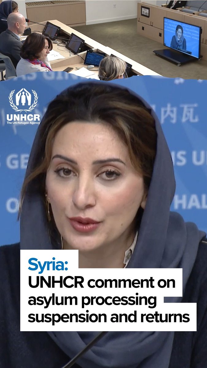 “Millions of Syrian refugees who remain outside are trying to understand what the rapidly changing situation means for them.” 📣 UNHCR’s Shabia Mantoo on the situation in Syria.
