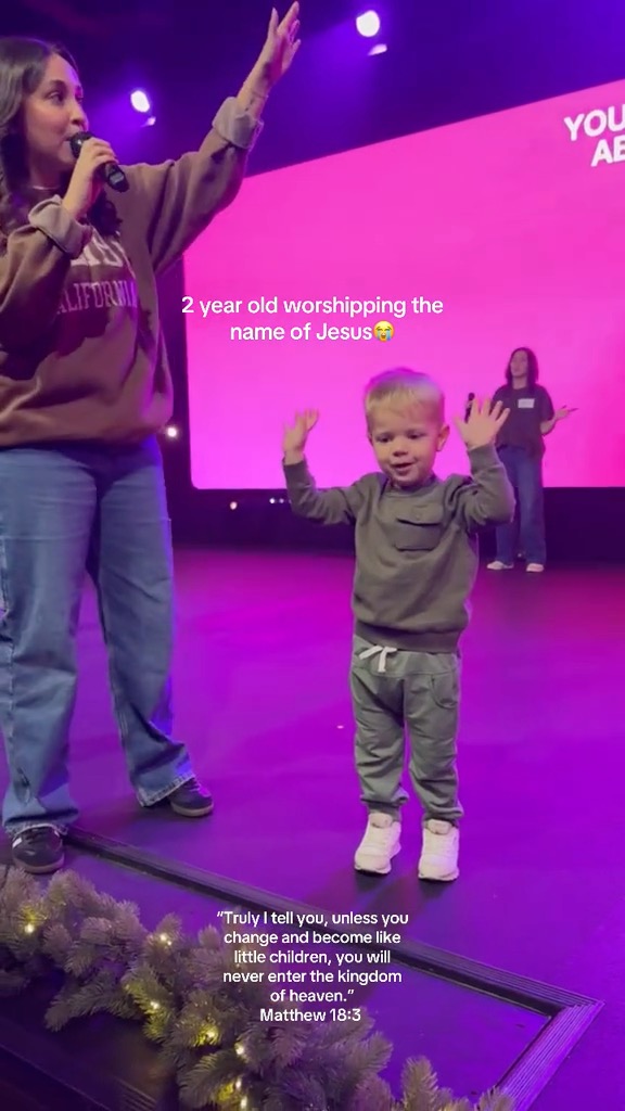 "Worship knows no age! 🙌”