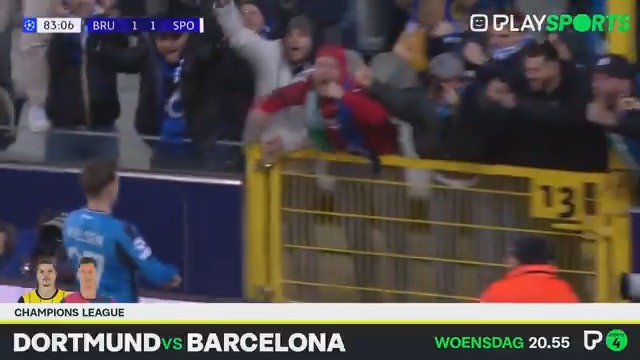 Brugse ontlading in de Champions League! 💪🏟️