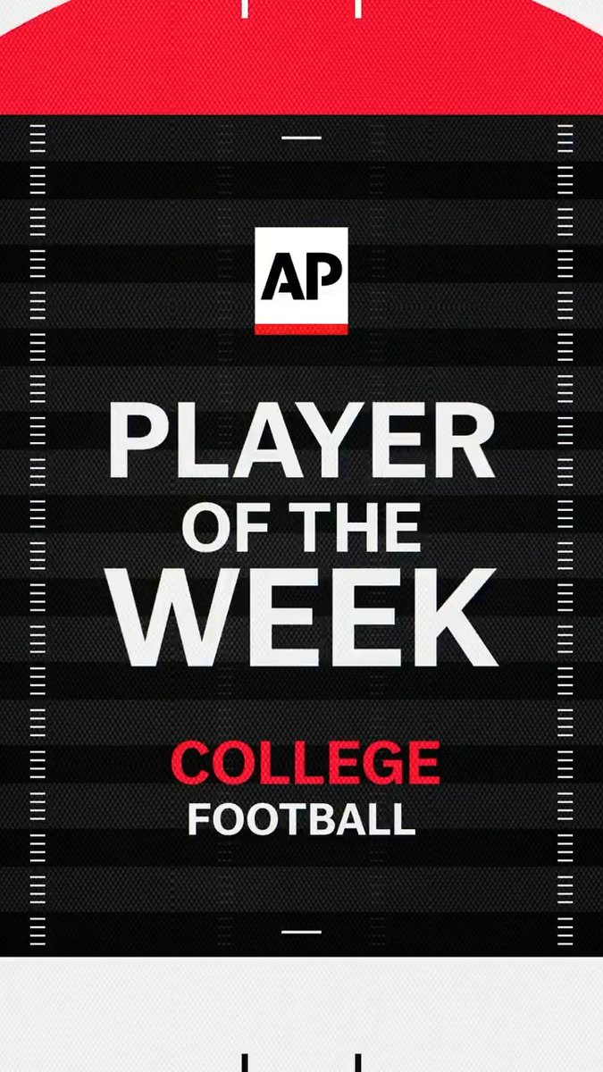 Cam Skattebo of Arizona State is the AP college football player of the week after racking up 208 all-purpose yards and three touchdowns in the Big 12 championship game.