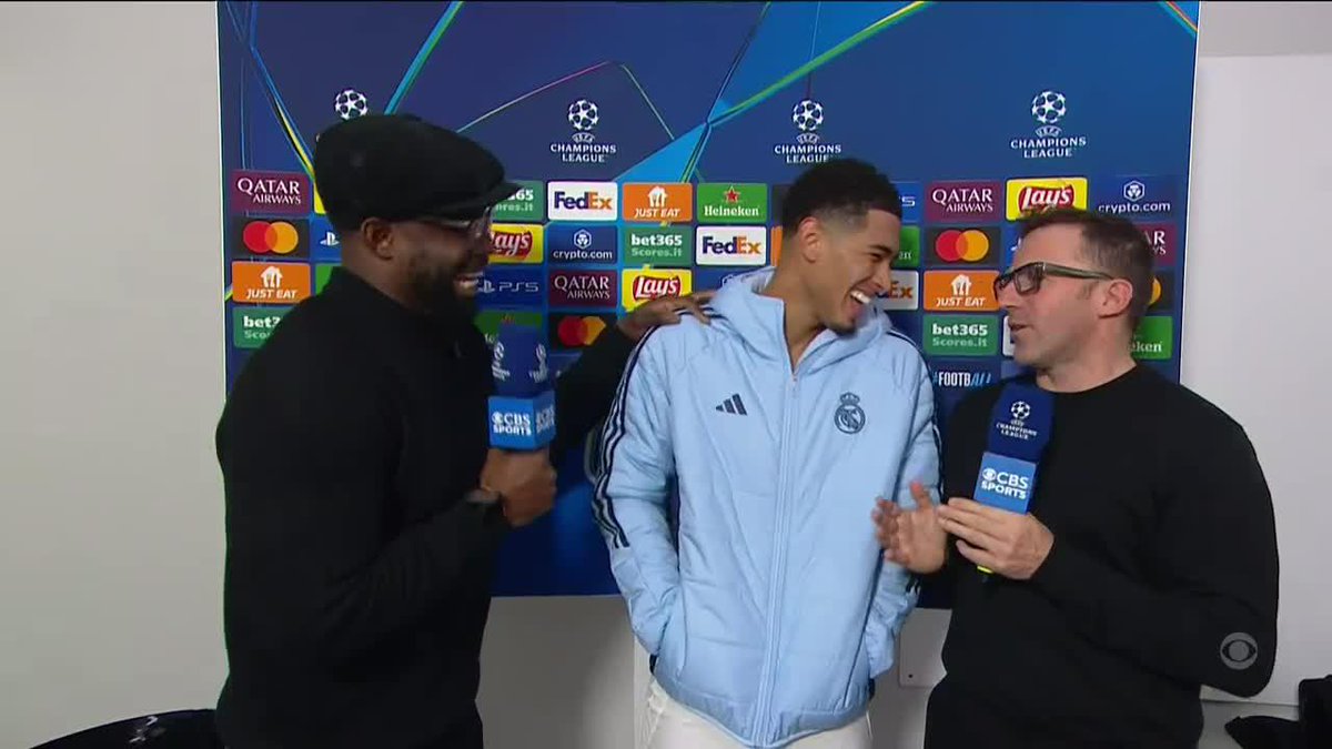 No one is safe from a Micah Richards hug 🫂
