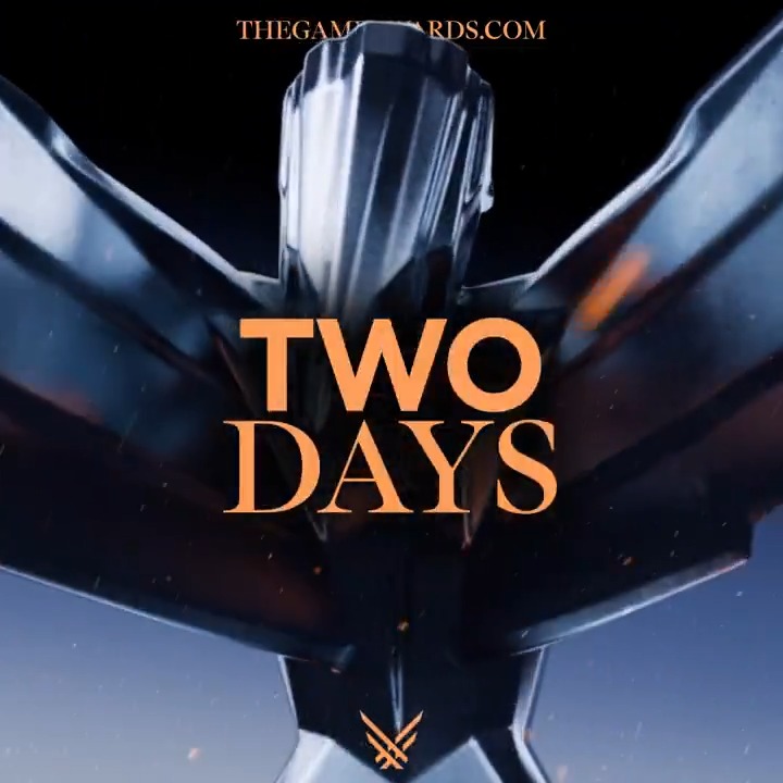 Just TWO DAYS until #TheGameAwards streams live on Thursday. 7:30p ET / 4:30p PT / 12:30a GMT at