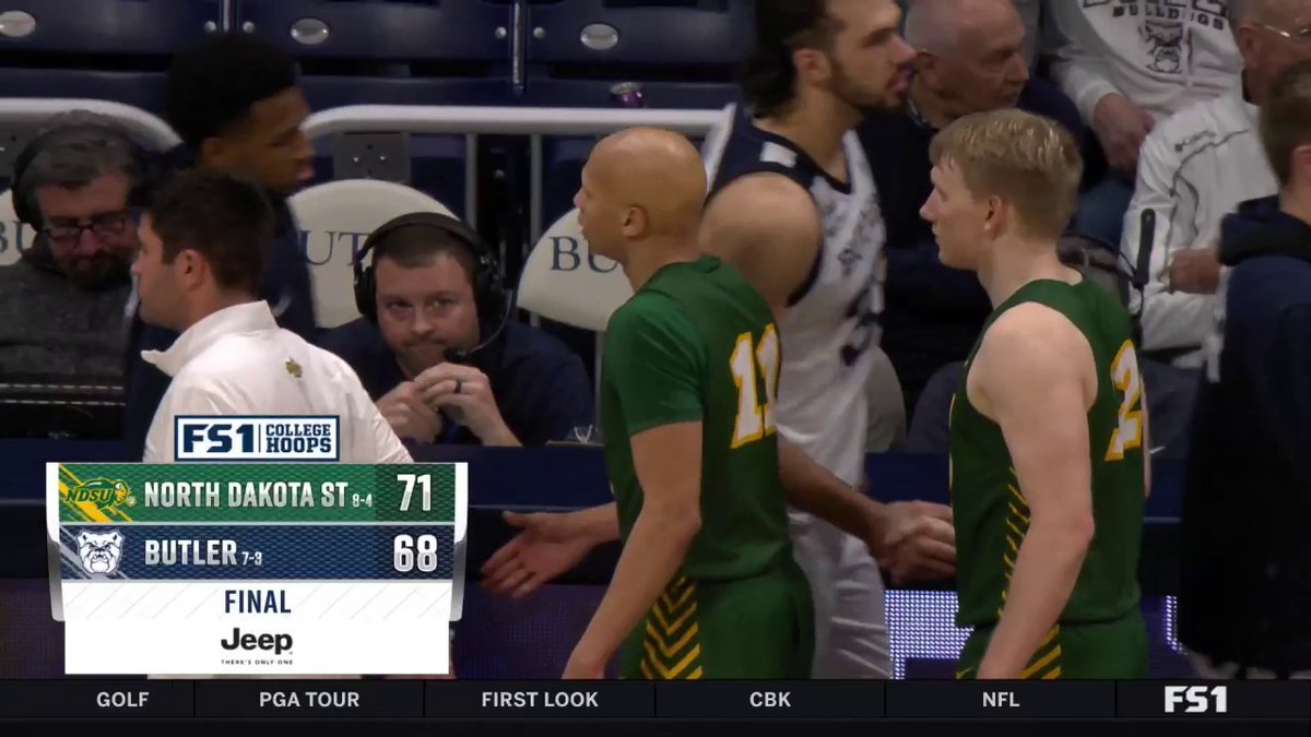 🤯 NDSU Men's Basketball holds on to get the win over Butler