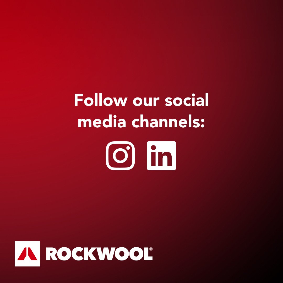 At ROCKWOOL, we want to be where you – our followers – are. That’s why you can now find us on Instagram and LinkedIn. 🎉 Thanks for being with us and see you there! ⤵️ Discover more about ROCKWOOL Group: