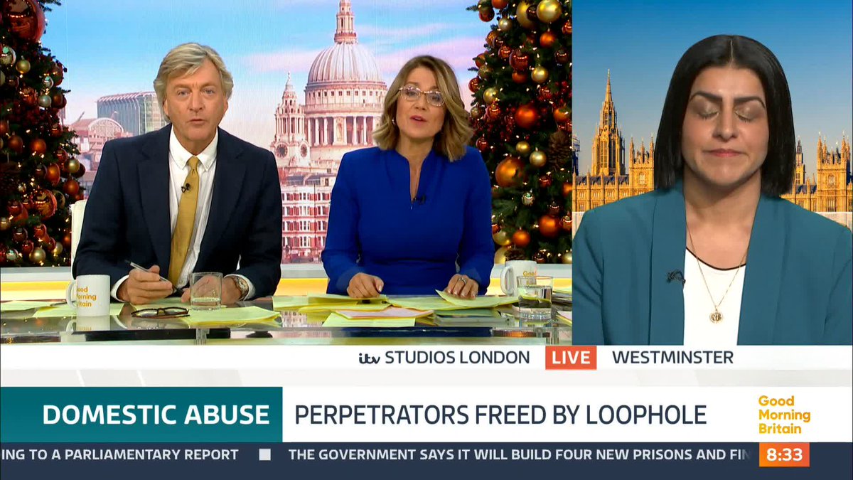 Will you agree to meet with Elizabeth Hudson? - Susanna Reid Justice Secretary Shabana Mahmood agrees to meet with Elizabeth, who is still waiting for answers after finding out that her ex-husband - who's serving a prison sentence for assaulting her - would be released early.