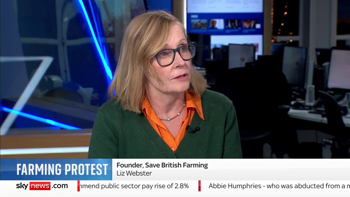 Farmers descend on Westminster today as they continue to oppose the changes to inheritance tax announced in the budget. Founder of Save British Farming, Liz Webster says she would 'consider holding back supplies'