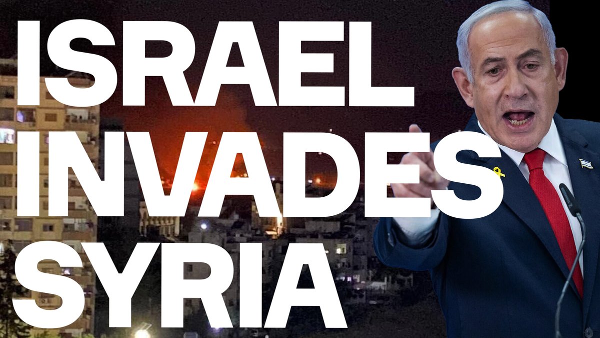 Israel has invaded Syria. Here is another war of aggression - facilitated by Western governments and Western media outlets.