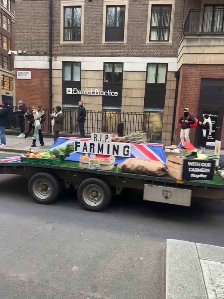 The farmers have taken over Westminster!