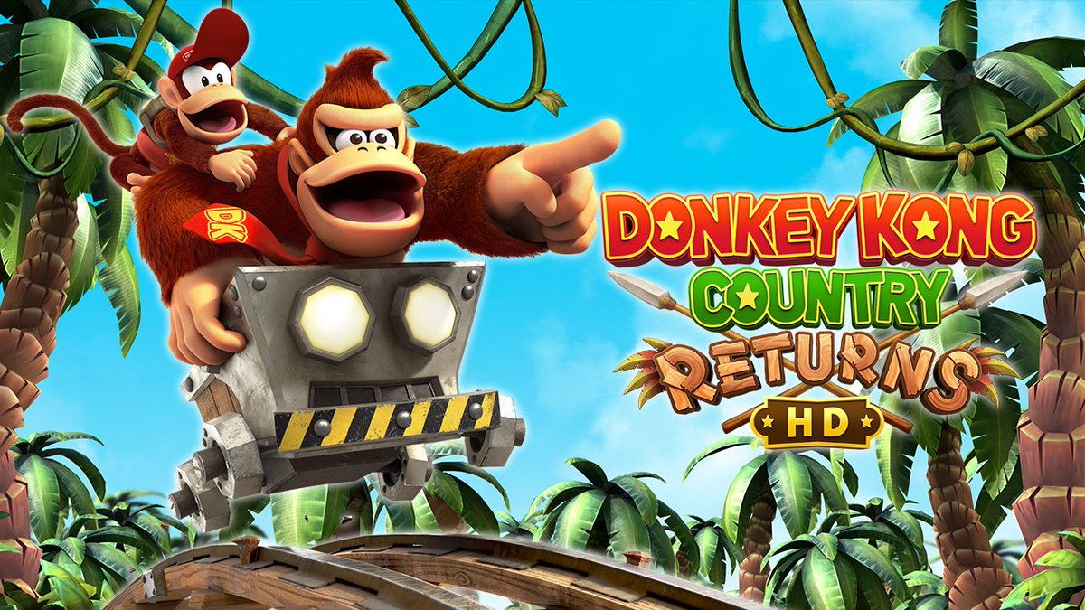 Get ready to run, jump, ride and roll through enemies on an adventure fit for a Kong! #DonkeyKong Country Returns HD comes to #NintendoSwitch January 16th.