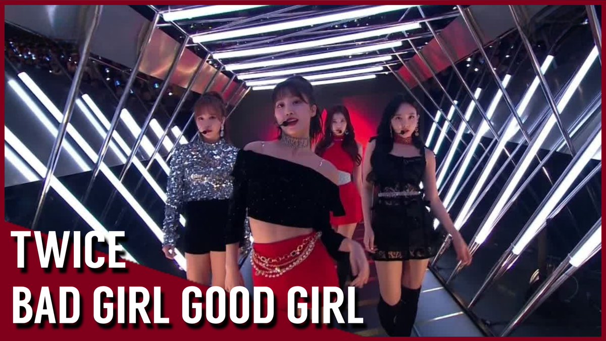 6 years ago today, NAYEON, MOMO, SANA, and MINA covered 'Bad Girl Good Girl' at the 2018 MAMA Awards.