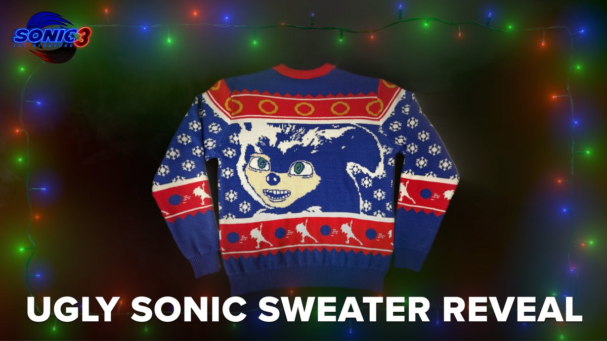 Something worth screaming about. 😱 Enter for a chance to win our exclusive #UglySonic sweater. The #12HoursOfSonic starts NOW. #SonicMovie3