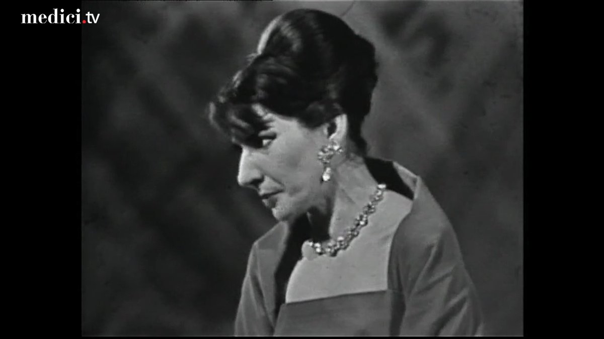 [MARIA] The Maria Callas biopic with Angelina Jolie is available on Netflix today so let's dive in to a real archival footage of La Callas in recital!