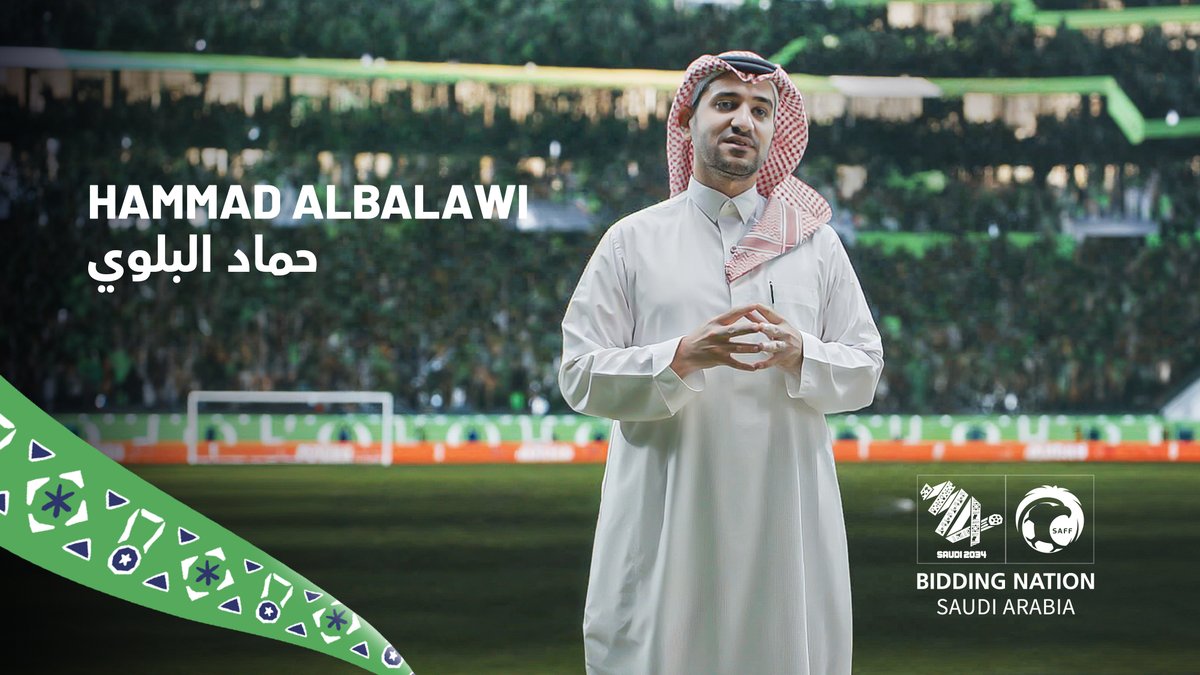 رئيس وحدة ملف #ترشح_السعودية2034 Hammad Albalawi يتحدث أمام اجتماع الجمعية العمومية للاتحاد الدولي لكرة القدم "فيفا" #معًا_ننمو