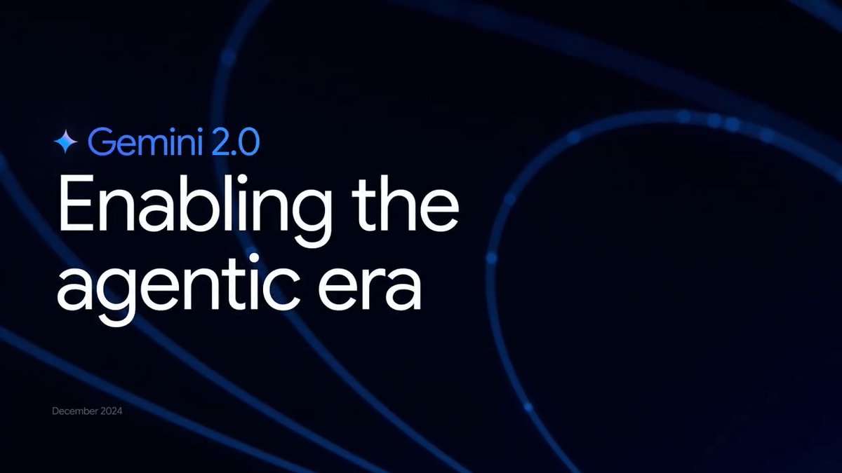 Welcome to the world, Gemini 2.0 ✨ our most capable AI model yet. We're first releasing an experimental version of 2.0 Flash ⚡ It has better performance, new multimodal output, Google tool use - and paves the way for new agentic experiences. 🧵