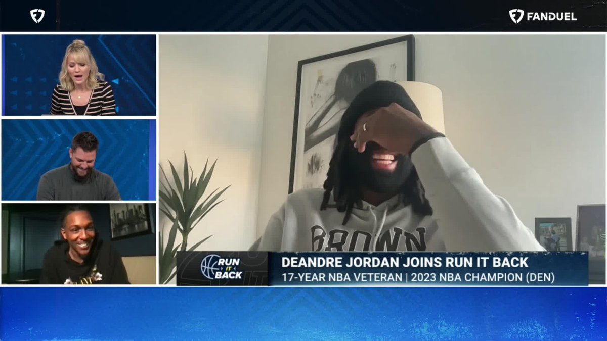 "Nikola Jokic looked at himself in the mirror, flexed, and said, 'I am Tyson Fury.'" - DeAndre Jordan 🐺 Jordan 💪 📺 Michelle Beadle | Lou Williams | Chandler Parsons