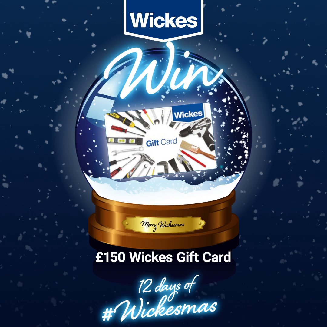 On the eleventh day of Christmas, Wickesmas gave to me… 🎶 The chance to #WIN a £150 Wickes gift card 🌟 To enter, follow WICKES like this post and tag a friend below! Remember, the more tags, the more chances you have to win.