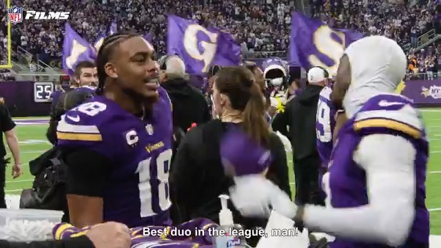 "Best duo in the league." JJETS✈️ and Jordan Addison letting 'em know. 🗣️