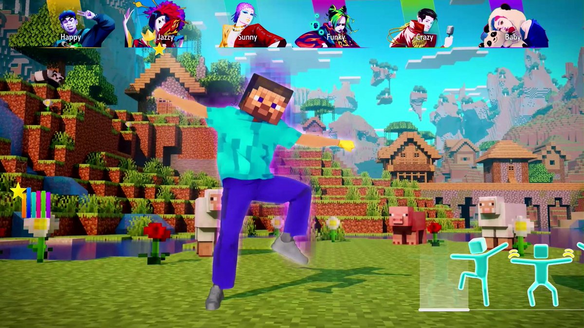 Let's celebrate both 15th anniversaries dancing to Pigstep (Just Dance x Minecraft version) by Lena Raine, Minecraft, Dancing Bros in Just Dance + !