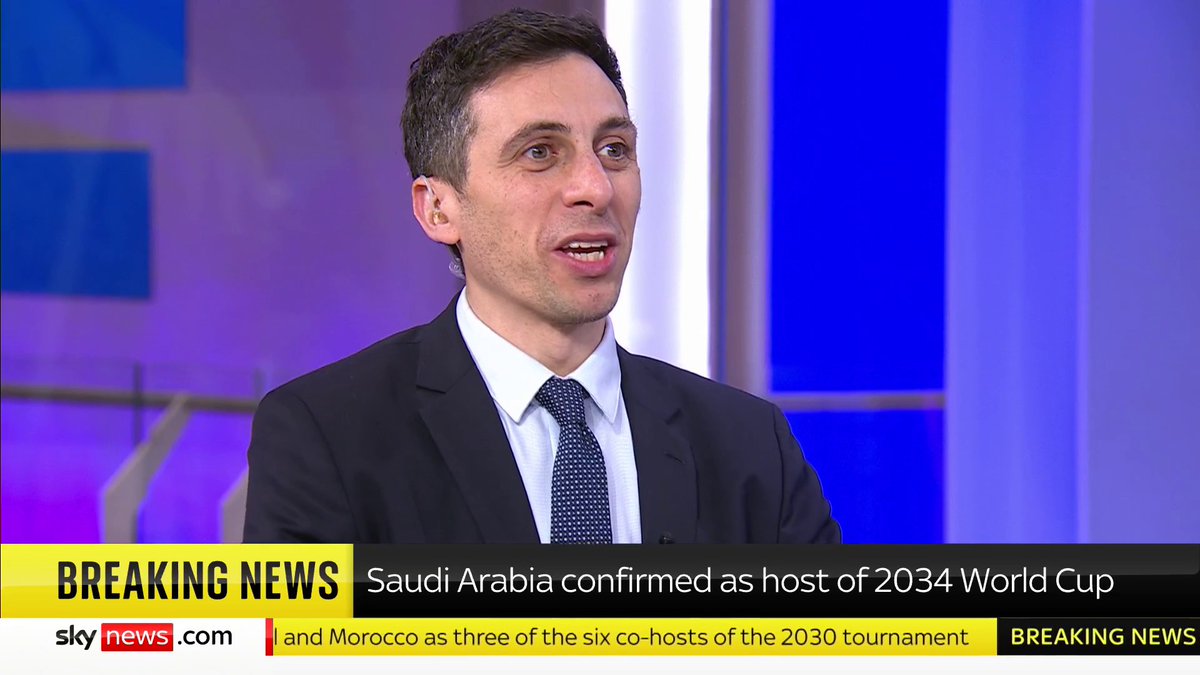 Saudi Arabia has been confirmed as the host nation for the 2034 football World Cup. Sky's sports correspondent Rob Harris details some of the controversy surrounding the decision. ⬇️ 🔗 📺 Sky 501, Virgin 602, Freeview 233 and YouTube