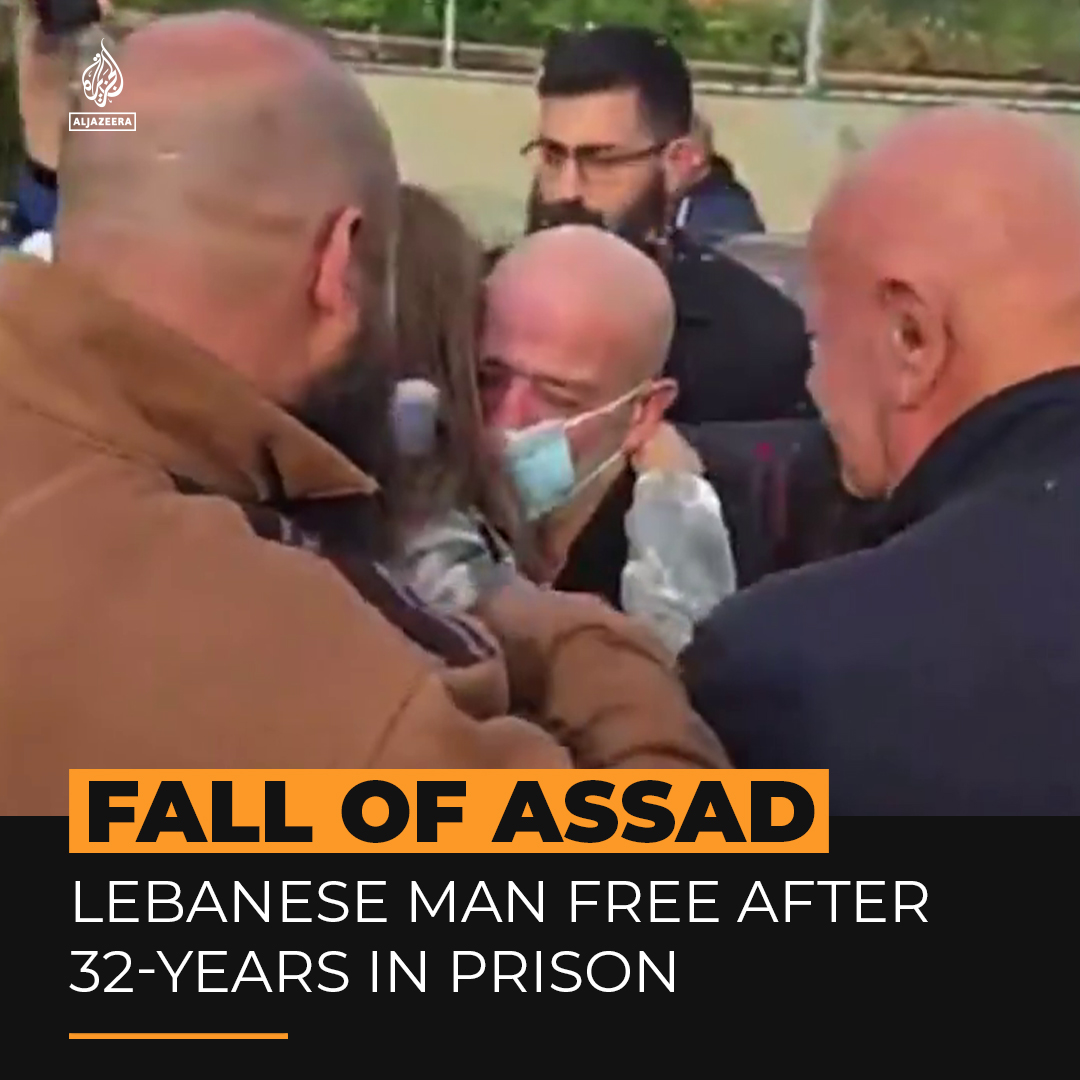 A Lebanese man who was kidnapped and jailed in Syria for 32 years has had an emotional homecoming. Suheil Hamwi is one of thousands of prisoners who’ve been freed after the fall of Bashar Al-Assad.