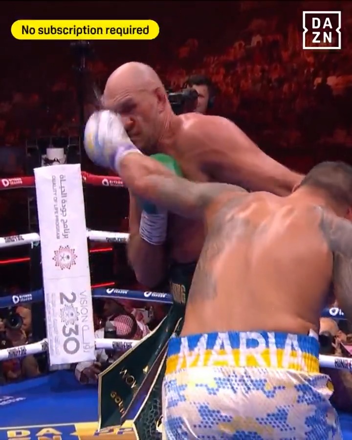 That 8th round from Oleksandr Usyk was relentless 😤 #Usyk2Fury | #RiyadhSeason | Dec 21, live on DAZN | Click link in bio to buy | TURKI ALALSHIKH