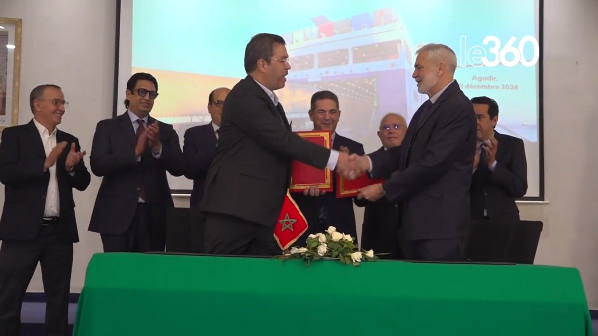 🇲🇦🇸🇳 إطلاق خطين بحريين يربطان ميناء أكادير بداكار السنغالية