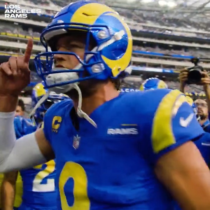 Matthew Stafford was mic'd up against the Bills. Enjoy. 😏 #RamsHouse | barefootwine